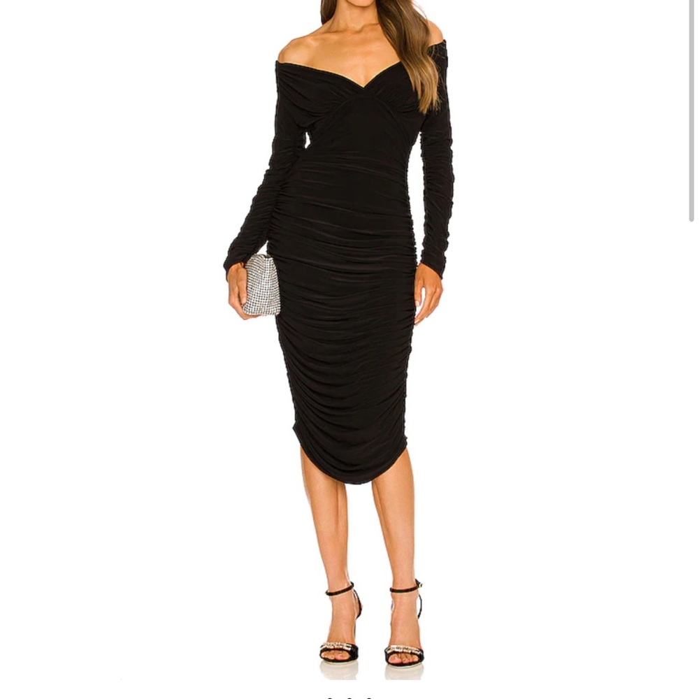 Norma Kamali Tara Dress in Black, Medium, Gently Used